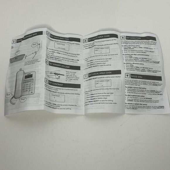 Vtech Corded Speaker Telephone with Caller ID & Hands-Free White CD1153 - Picture 14 of 16